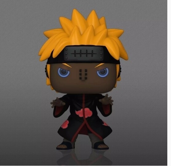 Funko Pop &amp; Tee Animation Naruto Shippuden. Pain GITD Exclusivo de GameStop