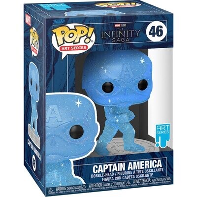 Funko Pop Captain America Blue Art Series