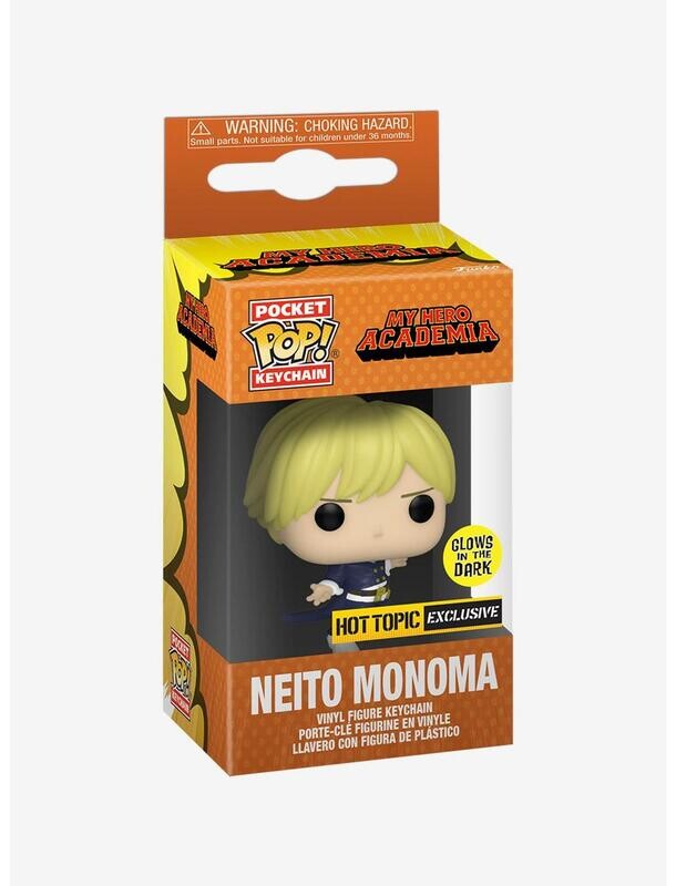Funko My Hero Academia Pocket Pop! Neito Monoma Key Chain Exclusivo de Hottopic GITD