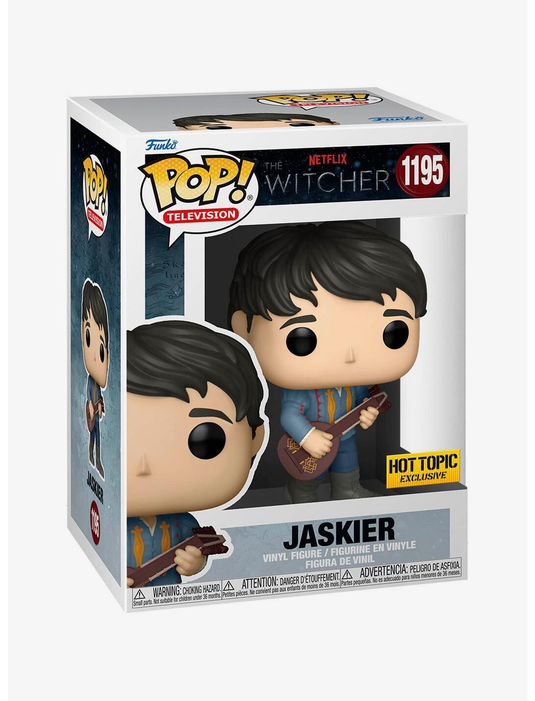 Funko Pop The Witcher. Jaskier Exclusivo de Hottopic