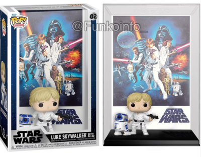 Pre-orden Funko Pop Comic Cover Star Wars. Luke Skywalker With R2-D2