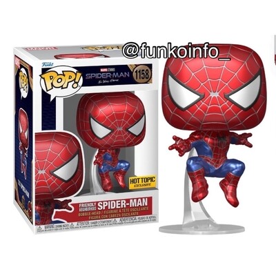 Funko Pop Spider Man Exclusivo de HotTopic