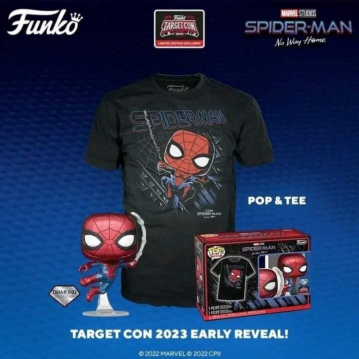 Pre-orden Funko Pop Spider-Man Exclusivo de TargetCon (Diamond)