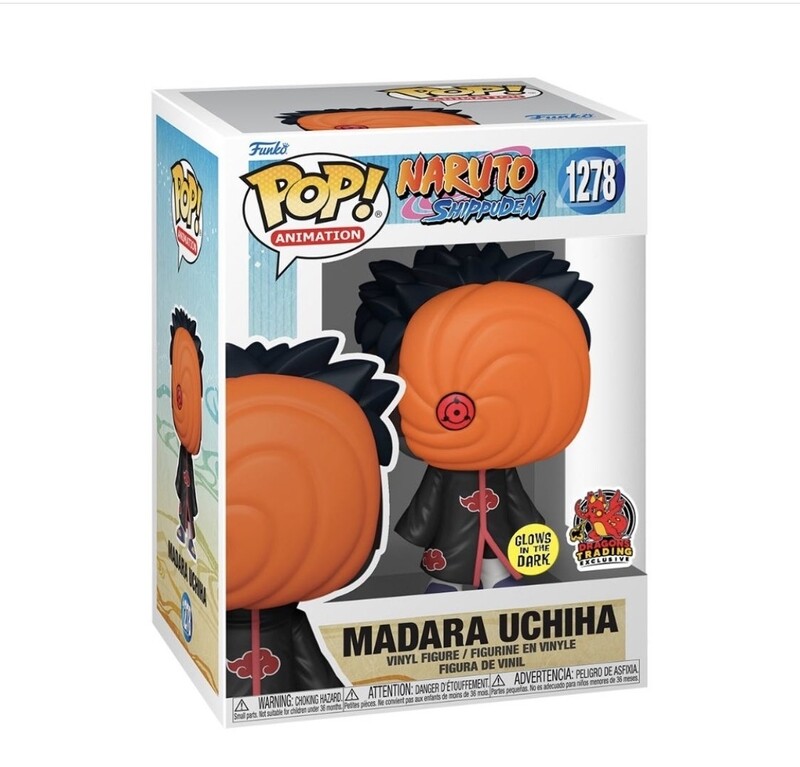 Funko Pop Animation Naruto Shippuden. Madara Uchiha GITD exclusivo de DT