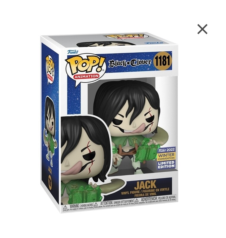  Funko Pop Animation Black Clover jack Exclusivo WC