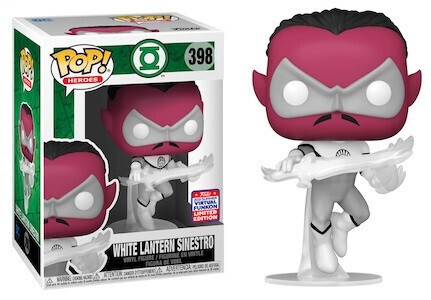 Funko Pop White Lantern Sinestro Exclusivo SDCC 2021.