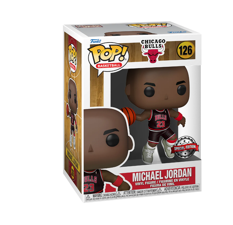 Pre-orden Funko Pop Michael Jordan In Black Pinstripe Uniform- Bulls Exclusivo de FL