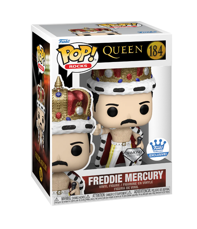 Pre-orden Funko Pop Freddie Mercury Exclusivo de Funko Shop (Diamond)