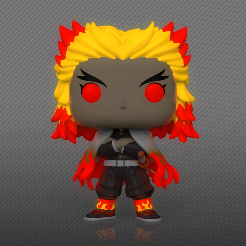 Funko Pop Animation Demon Slayer. Rengoku Exclusivo GITD