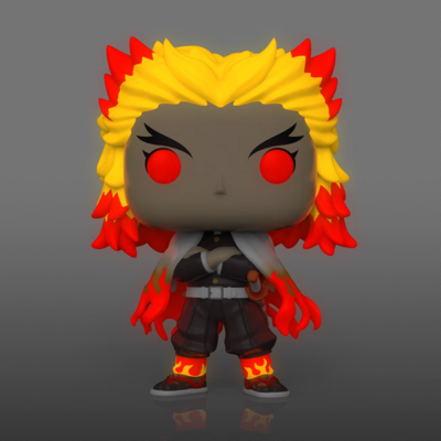 Funko Pop Animation Demon Slayer. Rengoku Exclusivo GITD