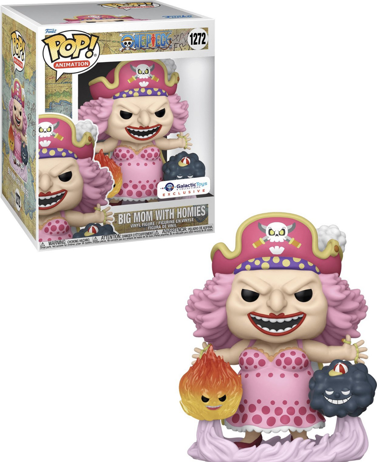  Funko Pop One Piece Big Mom With Homies Exclusivo de Galactic Toys