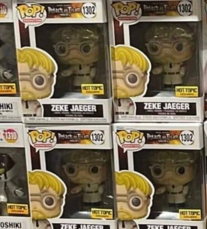 Funko Pop Animation Attack On Titan. Zeke Jaeger Exclusivo de Hottopic