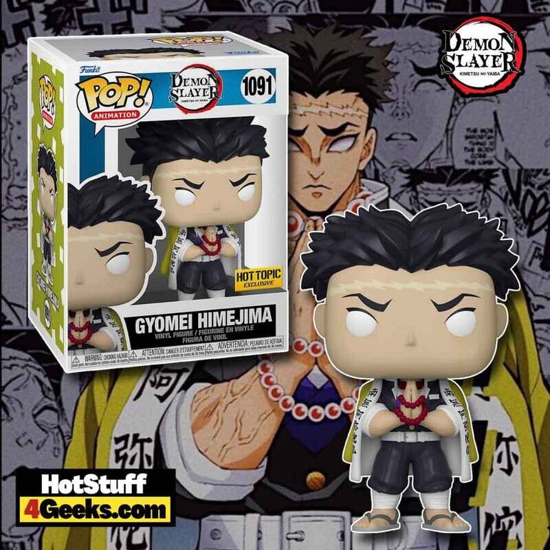 Funko Pop Animation Demon Slayer. Gyomei  Himejima Exclusivo de HotTopic