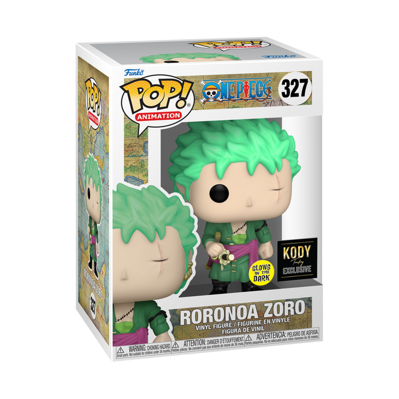 Funko Pop Animation One Piece. Roronoa Zoro Exclusivo de Kody