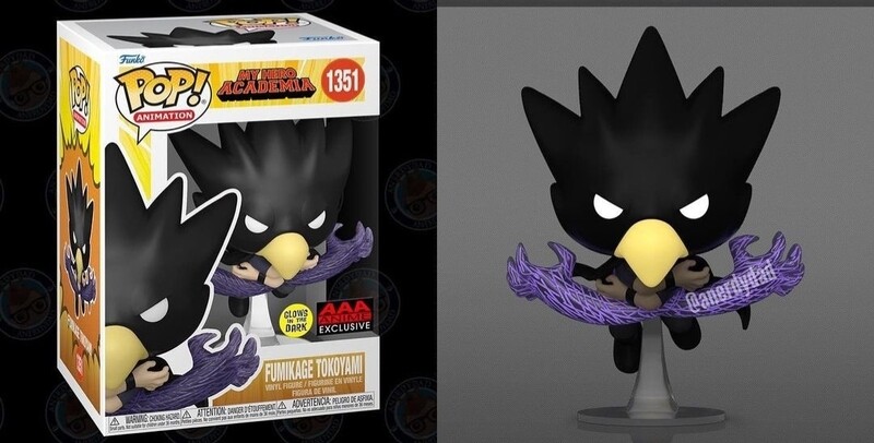Funko Pop Animation My Hero Academia. Fumikage Tokoyami Exclusivo AAA