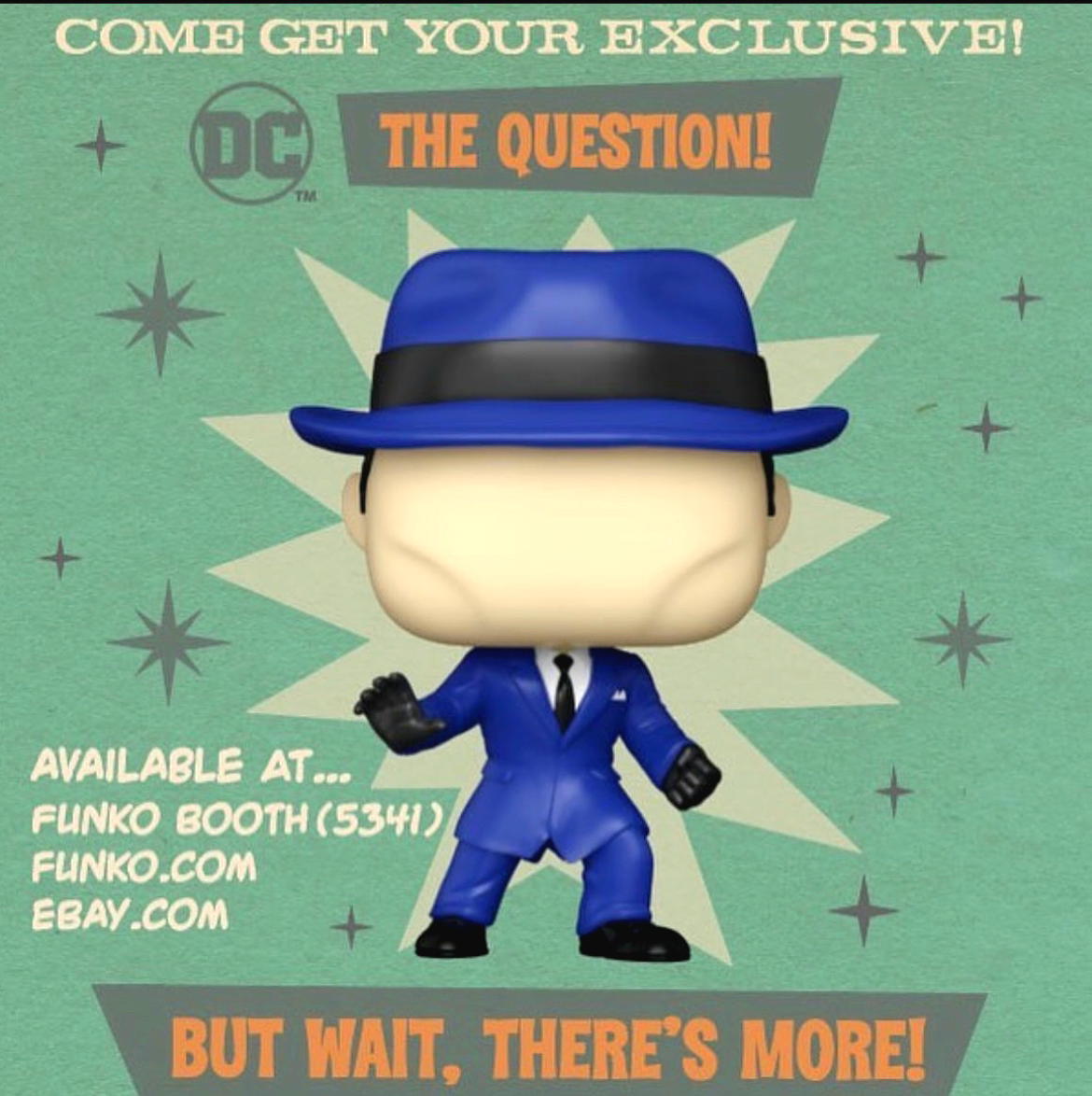 Funko Pop. DC The Question. Exclusivo SDCC 2023