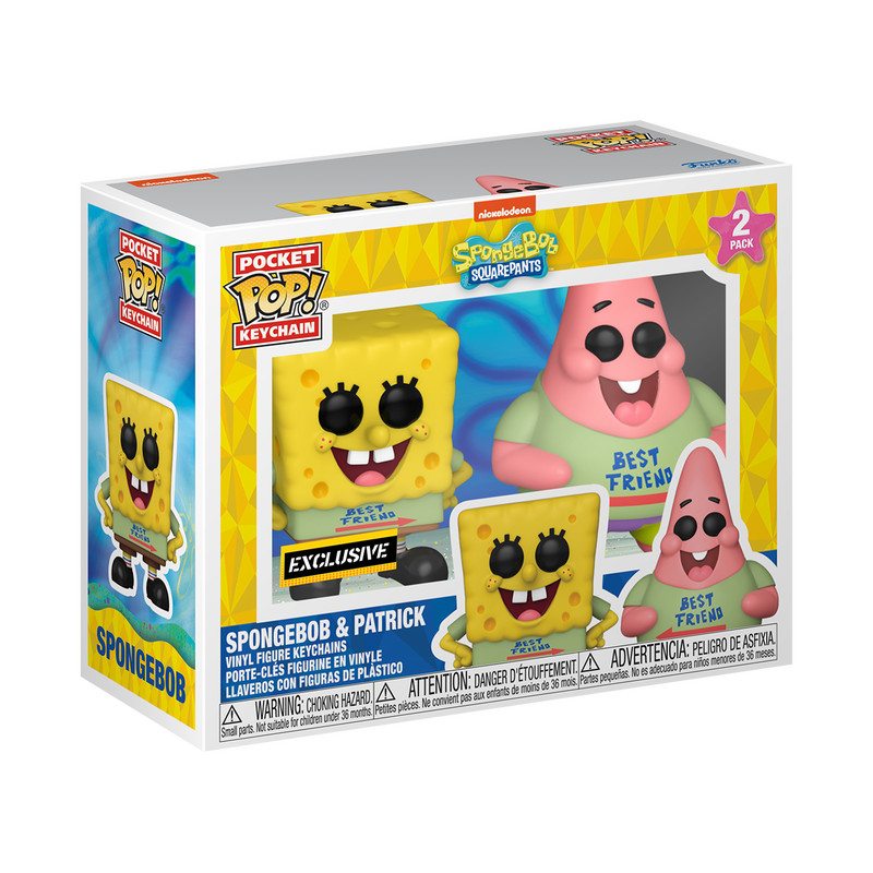 Funko Pocket 2 Pack SpongeBob &amp; Patrick Exclusivo