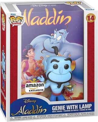 Funko Pop VHS Cover Disney. Genie With Lamp Exclusivo de Amazon