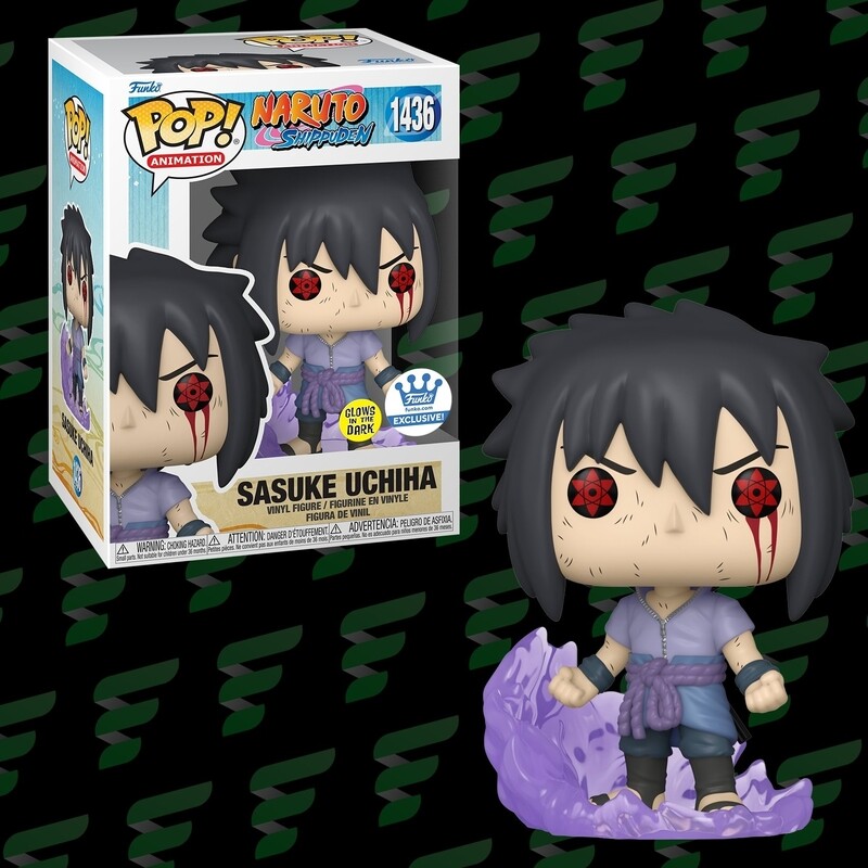 Funko Pop Animation Naruto Shippuden. Sasuke Uchiha Exclusivo de Funko Shop GITD