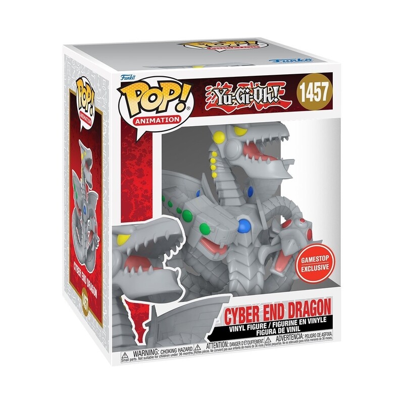 Funko Pop Yu Gi OH Cyber End Dragón Exclusivo de Gamestop