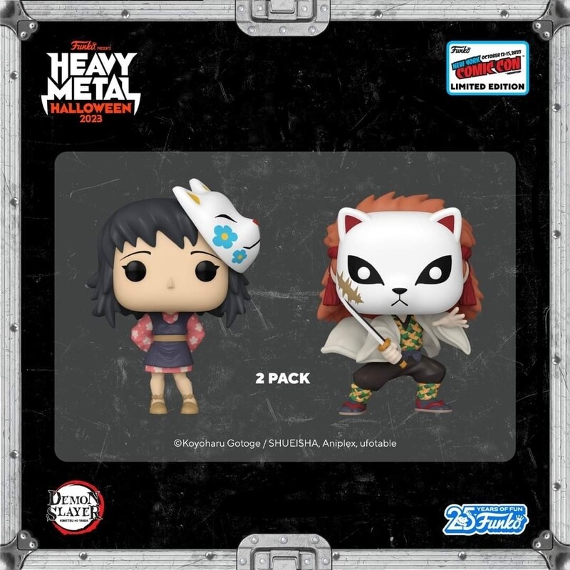 Funko Pop Animation Demon Slayer. 2 Pack Makomo &amp; Sabito exclusivo NYCC