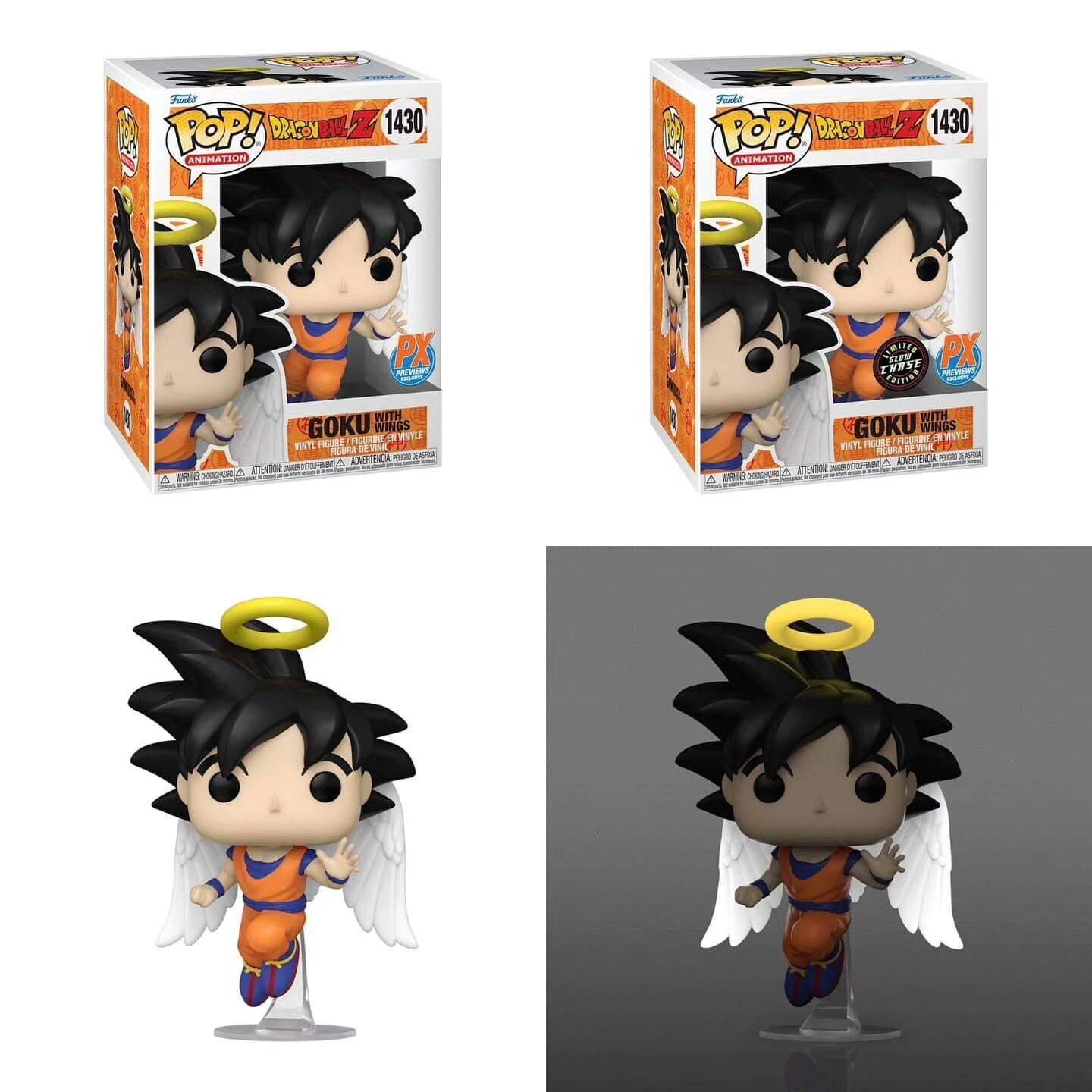 Pre-orden Funko Pop Dragon Ball Goku With Wings Bundle Chase Exclusivo PX