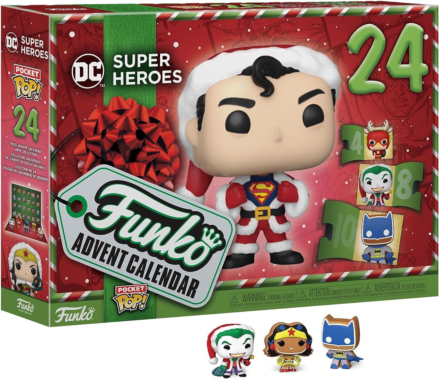 Funko Pop Advent Calendar. DC Super Heroes 2023