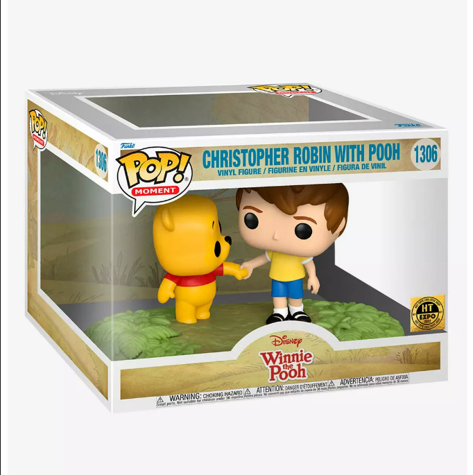 Funko Disney Winnie The Pooh Pop! Moment Christopher Robin With Pooh Exclusivo de Hottopic Expo