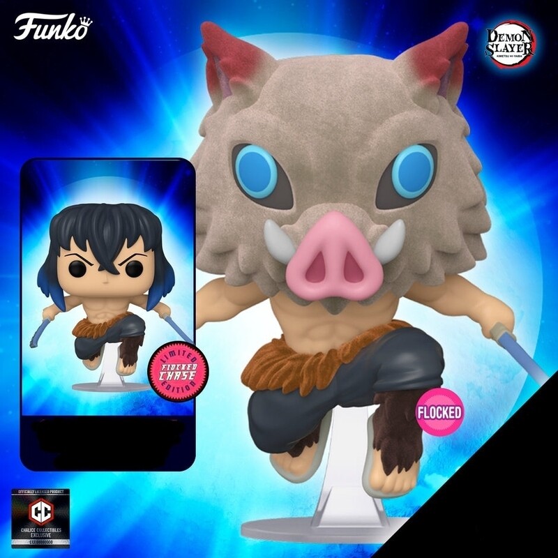 Funko Pop Animation Demon Slayer Inosuke Bundle Chase Exclusivo de Chalice Collectibles