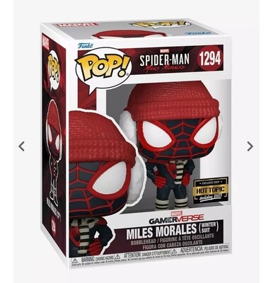 Funko Pop Miles Morales (Winter Suit) Exclusivo de HotTopic