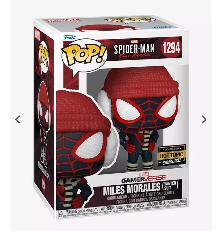 Funko Pop Miles Morales (Winter Suit) Exclusivo de HotTopic