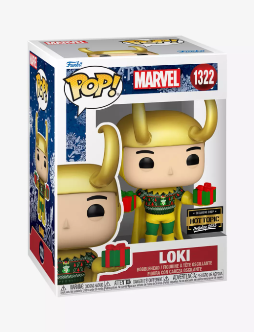 Funko Pop Loki Exclusivo de Hottopic Holiday