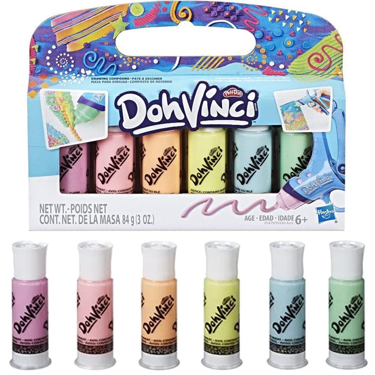 Play-Doh DohVinci Pastel 6 Pack