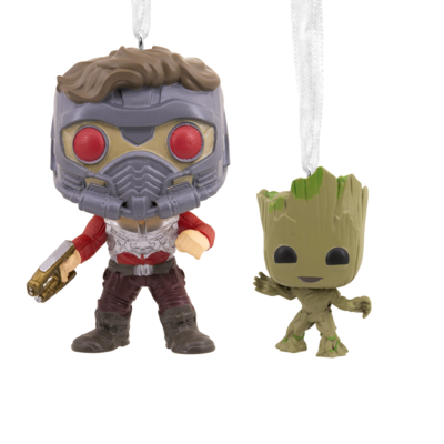 Funko Ornament. Star Lord &amp; Groot