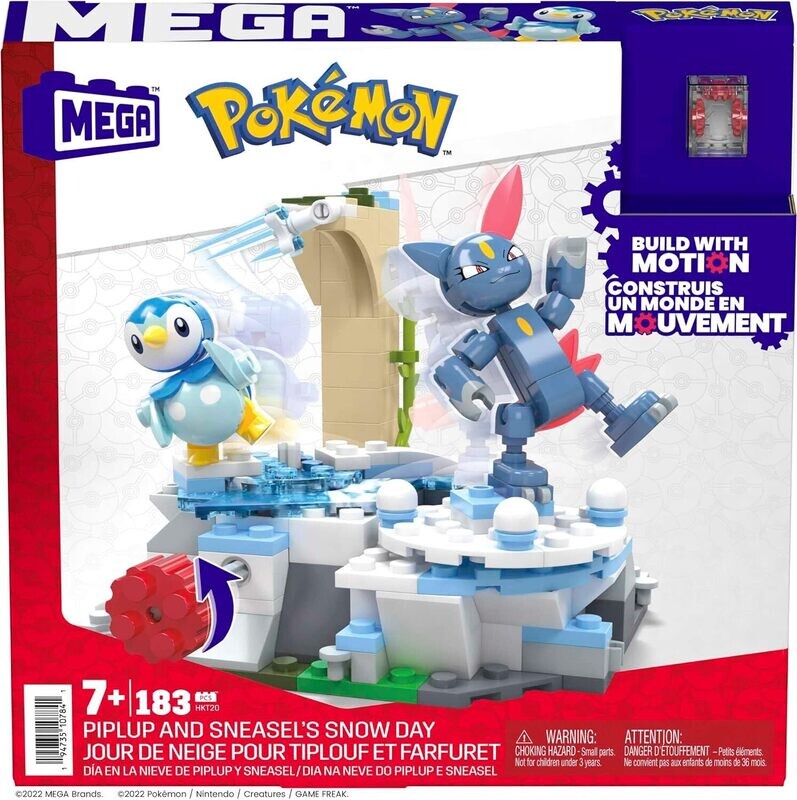 Mega Construx Pokemon Piplup y Sneasel