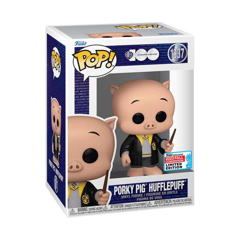 Funko Pop Porky Pig Hufflepuff Exclusivo NYCC