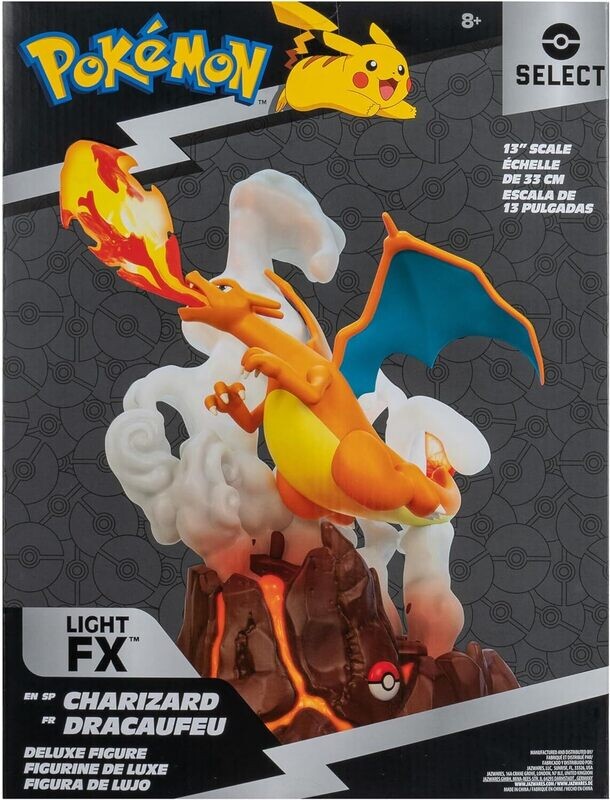 Pokemon Select. Estatua Charizard Deluxe