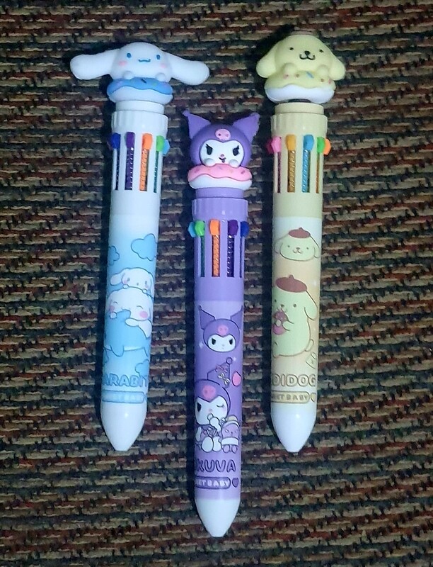 Lapicero 10 Colores. Diseños Sanrio