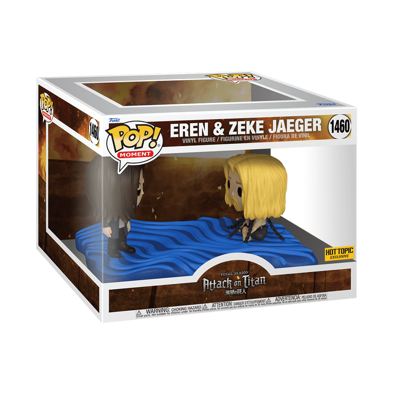 Funko Attack On Titan Pop! Moment Eren &amp; Zeke Jaeger Exclusivo de Hottopic