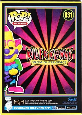Funko Spirit Halloween Killer Klowns from Outer Space Blacklight Jumbo Exclusivo de Spirit