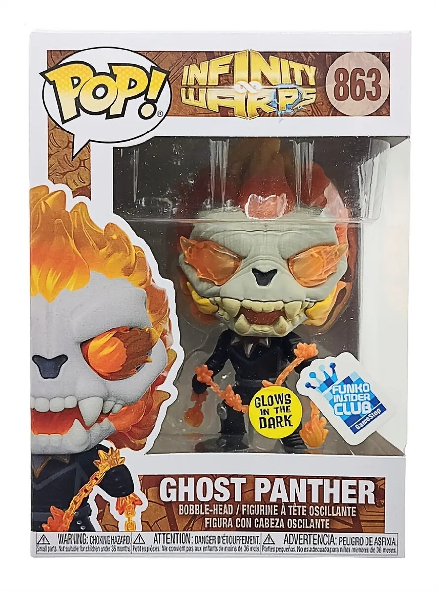 Funko Pop Ghost Phanter Exclusivo de GameStop