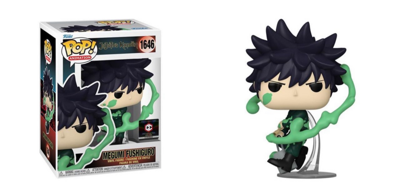 Funko Pop Animation Jujutsu kaisen. Megumi Fushiguro Exclusivo Chalice Collectibles PR