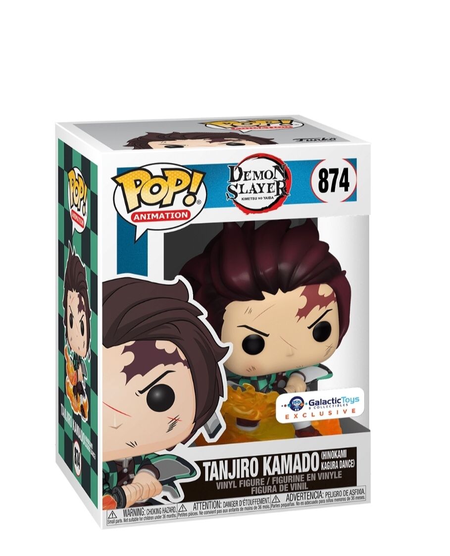 Funko Pop Animation Demon Slayer Kimetsu No Yaiba Tanjiro Exclusivo de Galáctic Toys