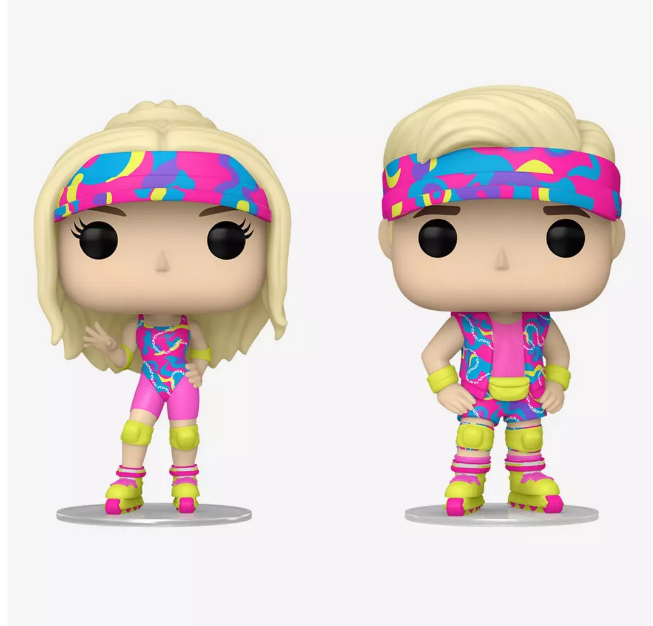 Funko Pop 2 Pack Skating Barbie &amp; Skating Ken Exclusivo de HotTopic