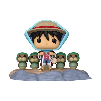 Funko Pop Moment One Piece Monkey D. Luffy Trains Kung Fu Dugong Exclusivo de Crunchyroll