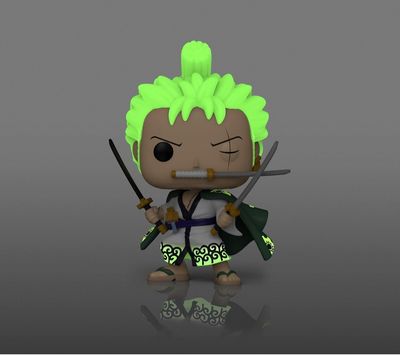Funko Pop One Piece. Roronoa Zoro Exclusivo Volcano X GITD Funko Pop One Piece. Roronoa Zoro Exclusivo Volcano X GITD
