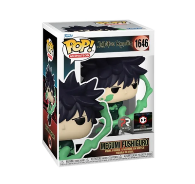 Funko Pop Animation Jujutsu kaisen. Megumi Fushiguro Exclusivo Chalice Collectibles PR