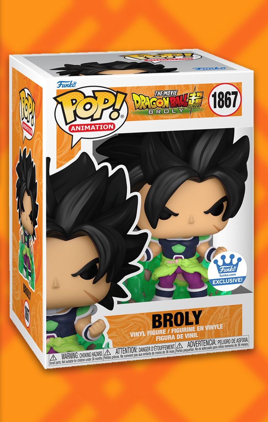 Funko Pop Animation Dragon Ball Super Broly Exclusivo de Funko Shop