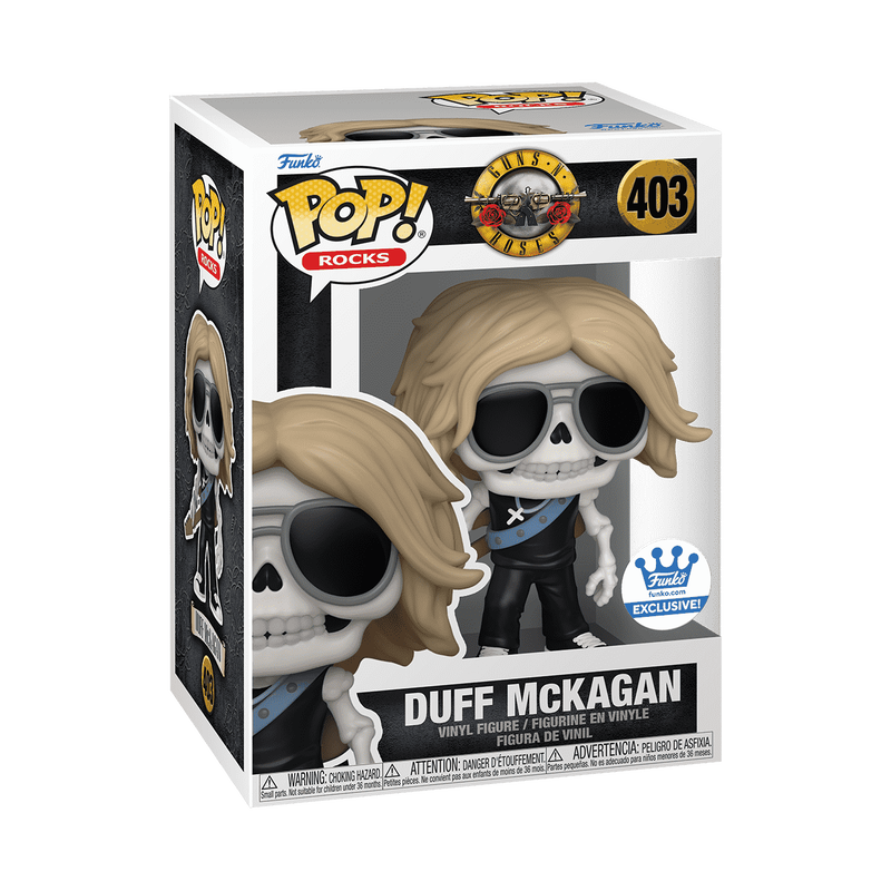 Funko Pop Rocks Duff McKagan Exclusivo de Funko Shop