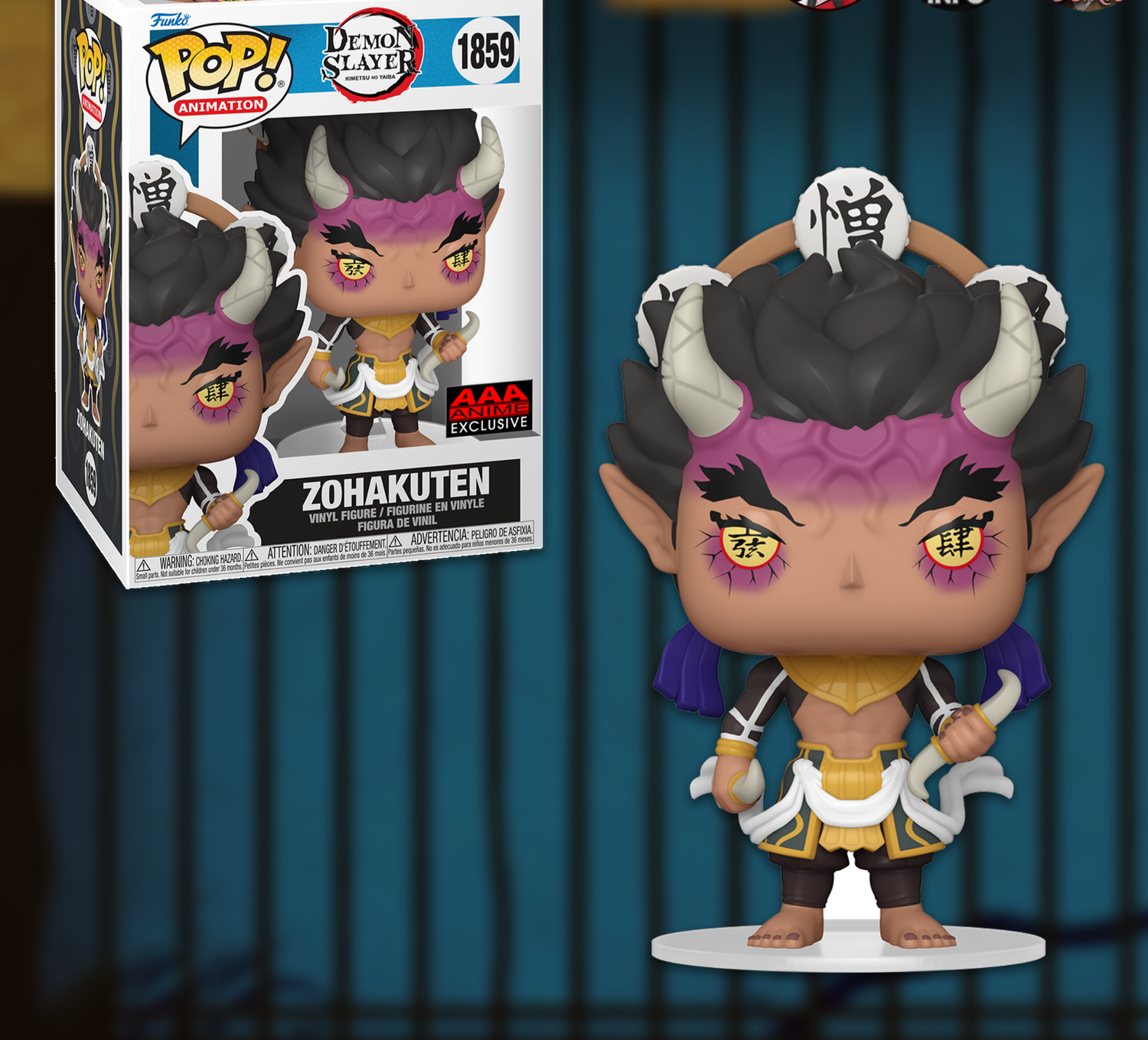 Funko Pop Demon Slayer. Zohakuten Exclusivo AAA
